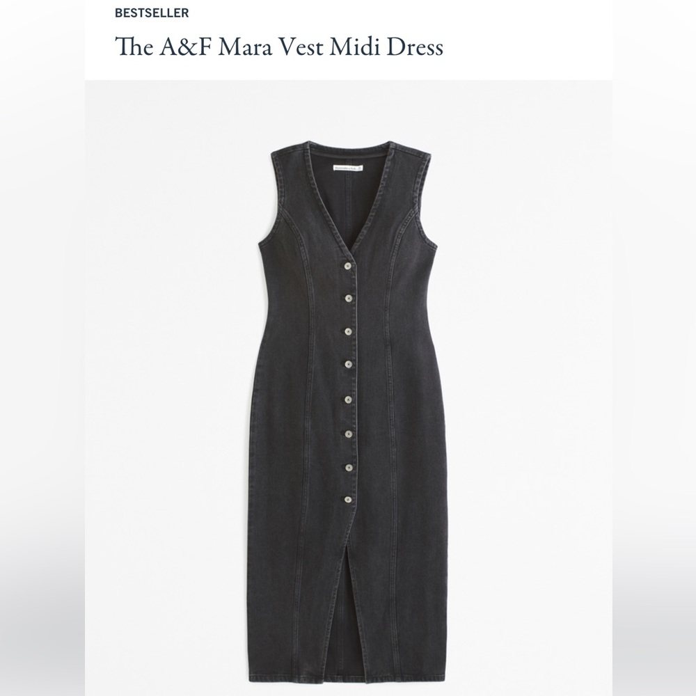 A&F Mara Vest Midi Dress